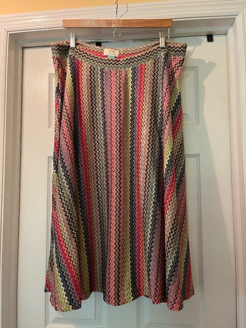 Beautiful, Vibrant Missoni-Inspired Skirt from Anthropologie, 1XL, Never Worn